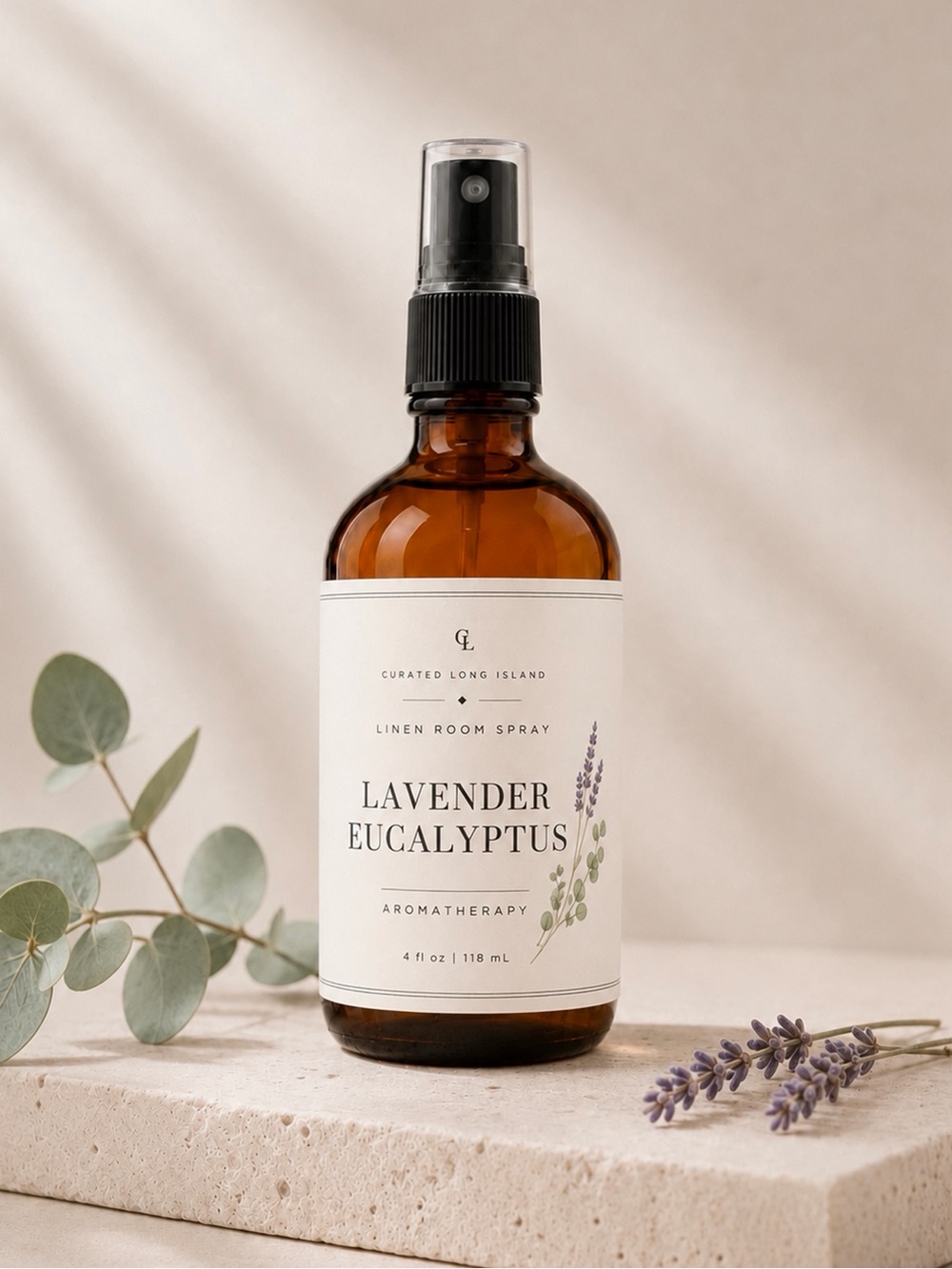 Lavender Eucalyptus Linen & Room Spray | Calming Aromatherapy Mist | 4 oz | New